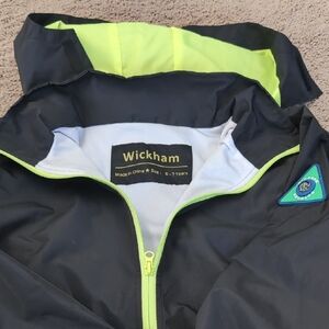 Wickham Black and Neon Green Jacket With Compass
